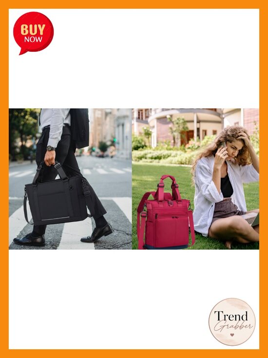 Convertible Laptop Backpack Tote Messenger 15.6\